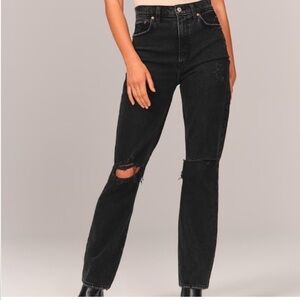 Abercrombie & Fitch Ultra High Rise 90’s Straight Jean